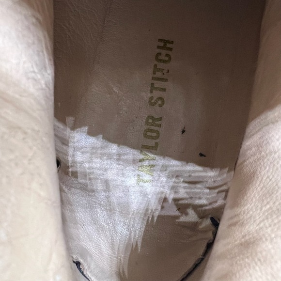 Taylor Stitch Moto Boot Men's Size 9 Snuff Suede Brown Vibram Cap Toe Boots - Picture 5 of 9